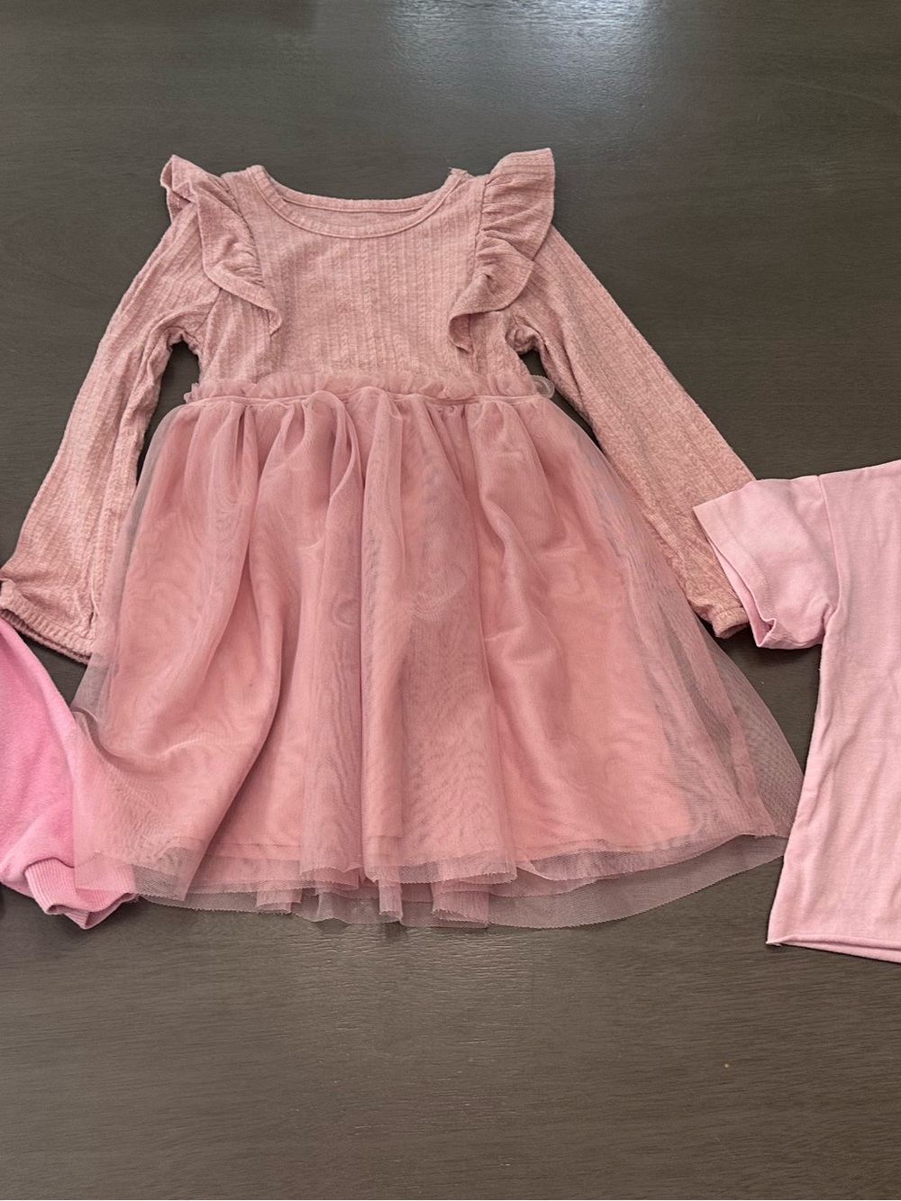 Girls Pink Clothing (Lot of 3: 2 T-Shirts & 1 Dress)